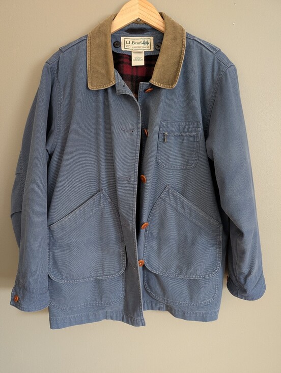 L.L. Bean Jackets & Blazers - L.L. Bean Vintage Blanket Lined Chore Barn Coat Size Large